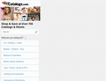 Tablet Screenshot of catalogs.com
